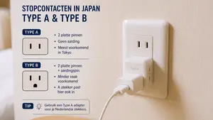 Voor de Stopcontacten Japan adapter nodig? Bereid je reis naar Tokyo voor met onze gids over stekkers, voltage en welke apparaten je thuislaat.