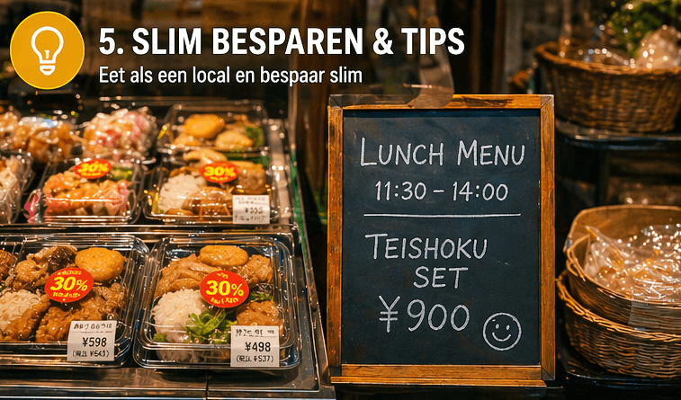 Budget eten in Tokyo 
